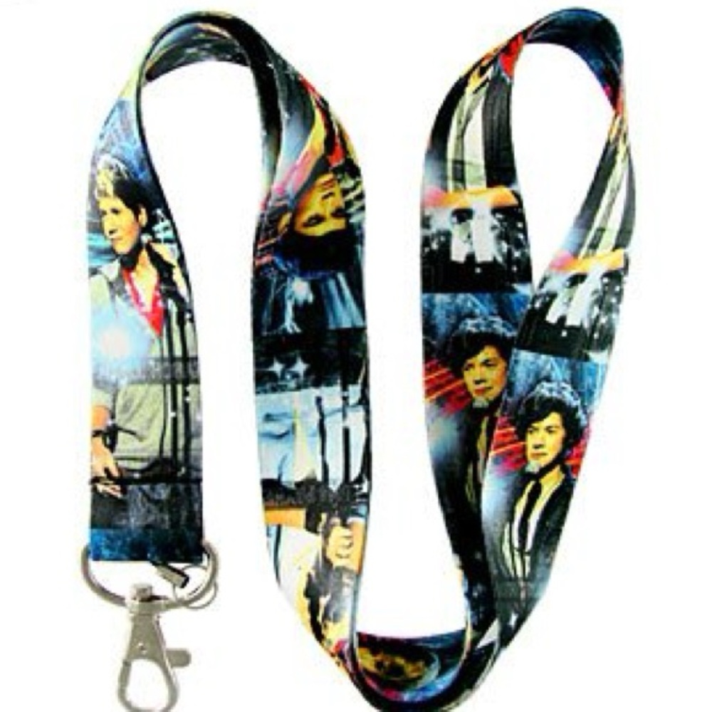 1D Multicolor Lanyard Key Holder